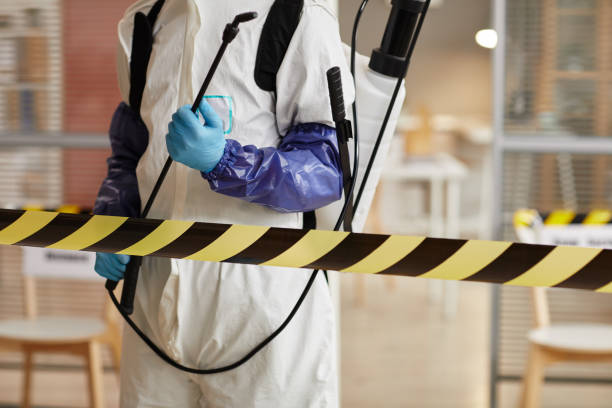 Professional Blood Cleanup technician working in Deer Park, WA